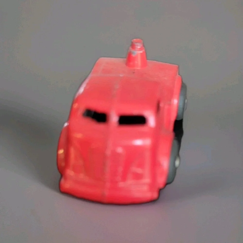 Barclay Semi‎ Truck  Red Paint Antique Toy Metal Lorry